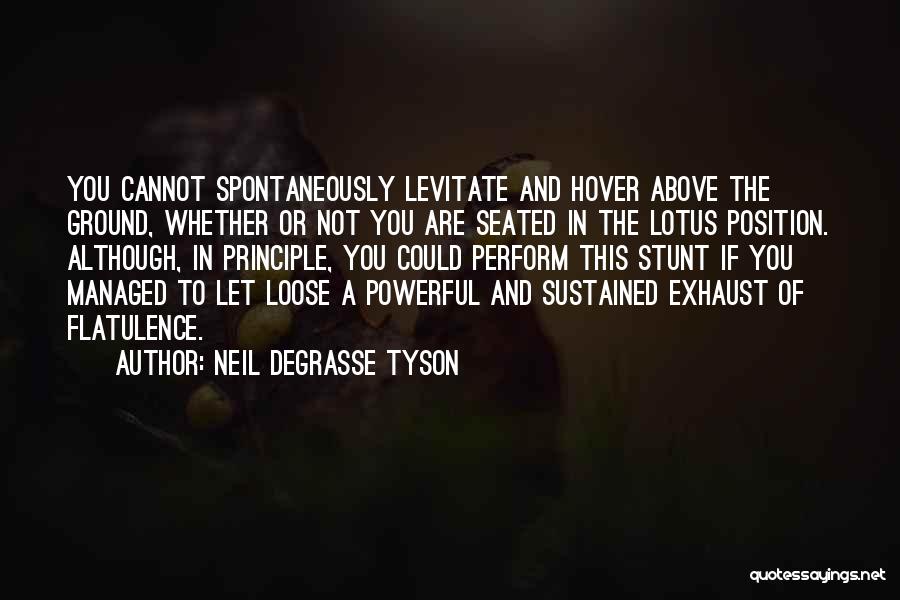 Above The Ground Quotes By Neil DeGrasse Tyson