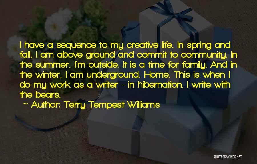 Above The Ground Quotes By Terry Tempest Williams