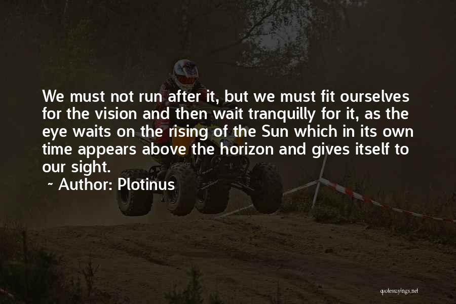 Above The Horizon Quotes By Plotinus