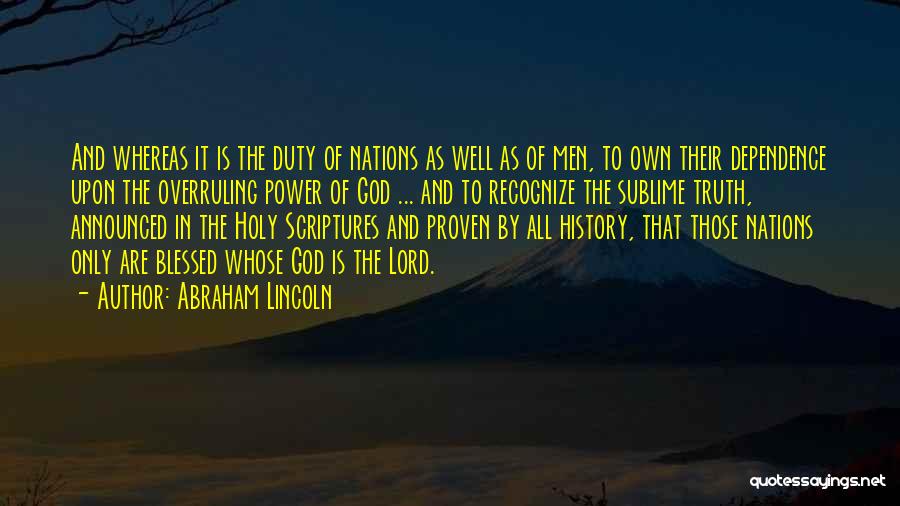 Abraham Bible Quotes By Abraham Lincoln