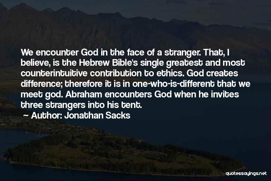 Abraham Bible Quotes By Jonathan Sacks