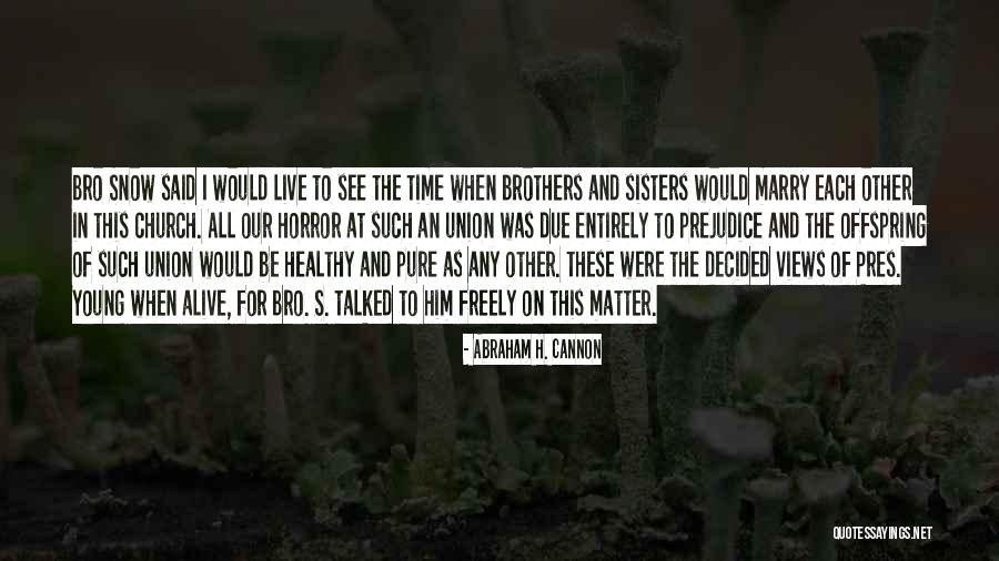 Abraham H. Cannon Quotes 1939373