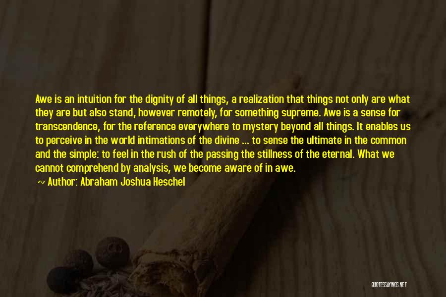 Abraham Joshua Heschel Quotes 1298328