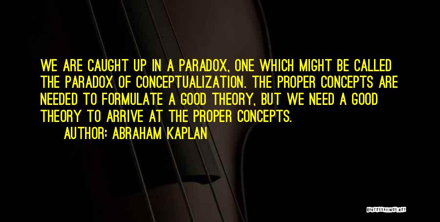 Abraham Kaplan Quotes 406999