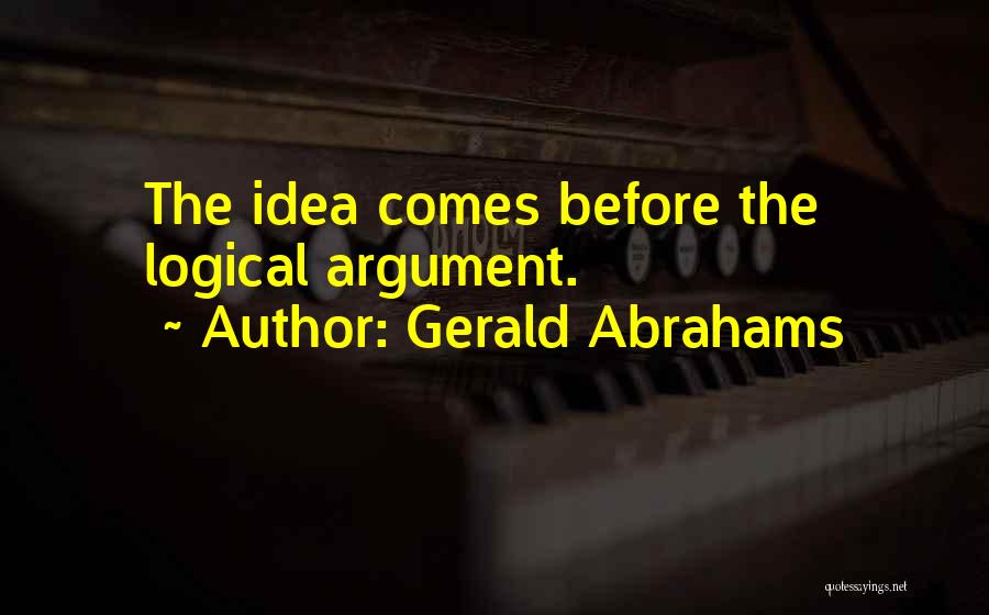 Abrahams Quotes By Gerald Abrahams