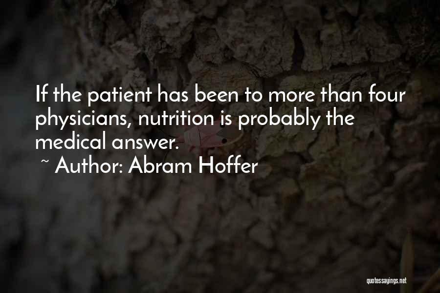 Abram Hoffer Quotes 2003195