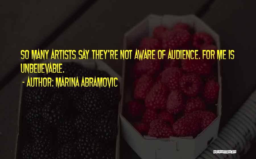 Abramovic Quotes By Marina Abramovic