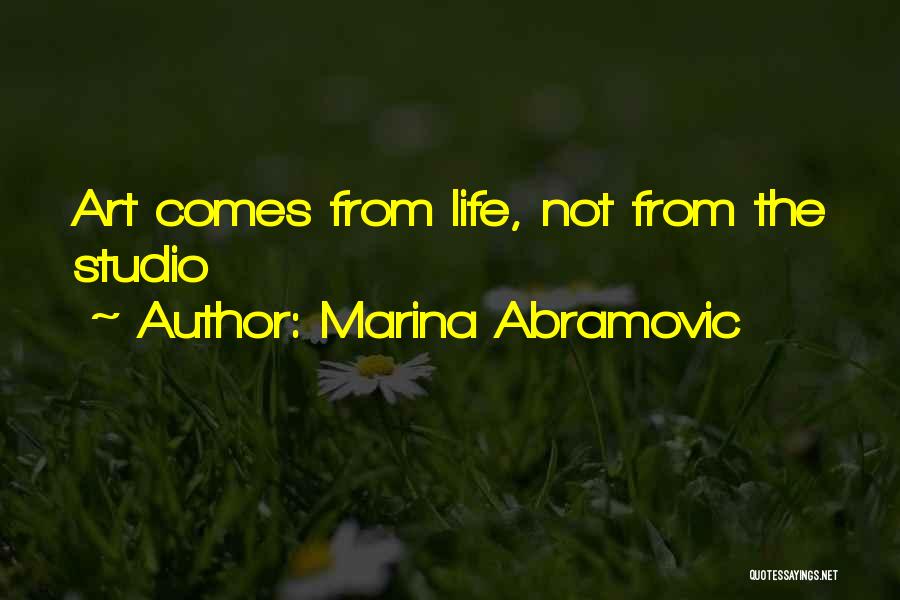 Abramovic Quotes By Marina Abramovic