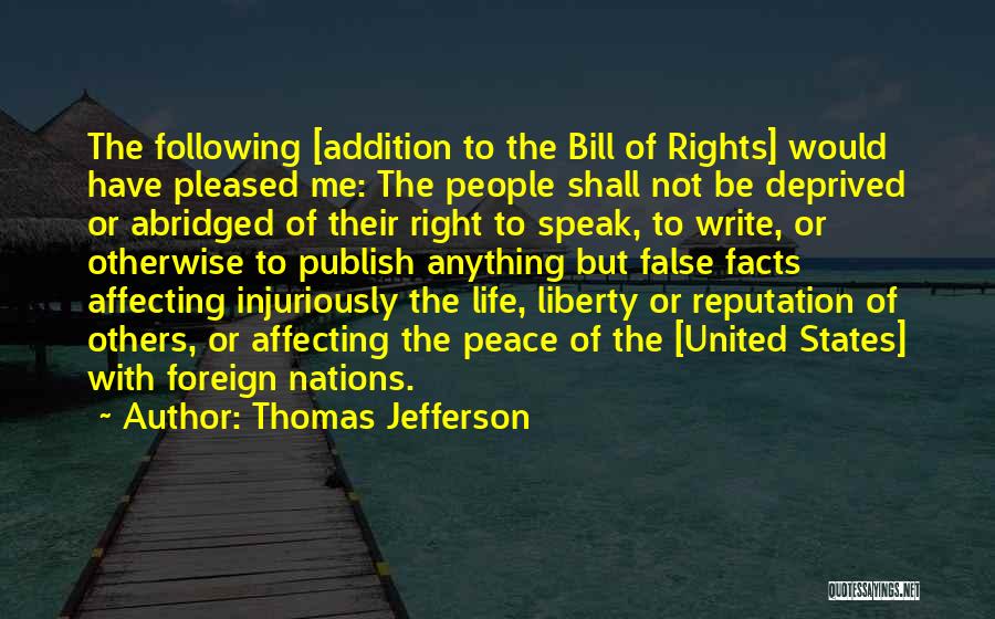 Abridged Quotes By Thomas Jefferson