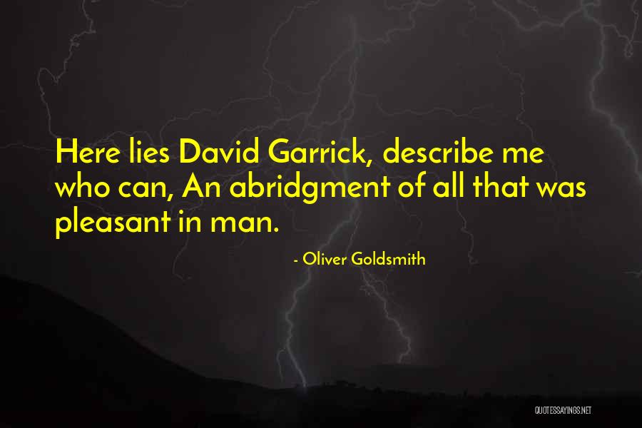 Abridgment 7 Quotes By Oliver Goldsmith Abridgment 7 Quotes By Oliver Goldsmith