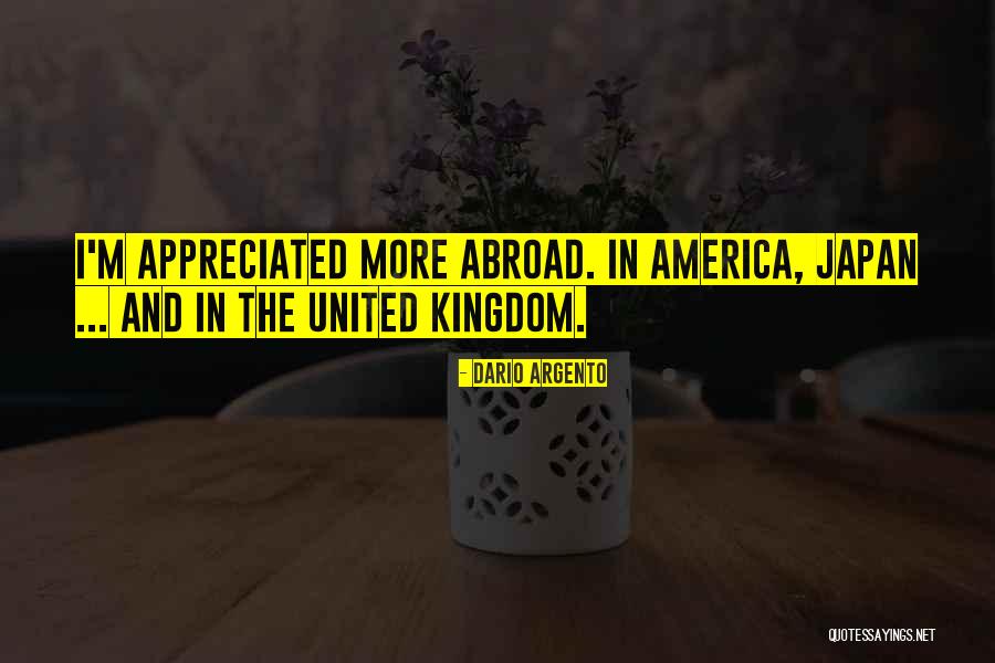 Abroad In America Quotes By Dario Argento Abroad In America Quotes By Dario Argento
