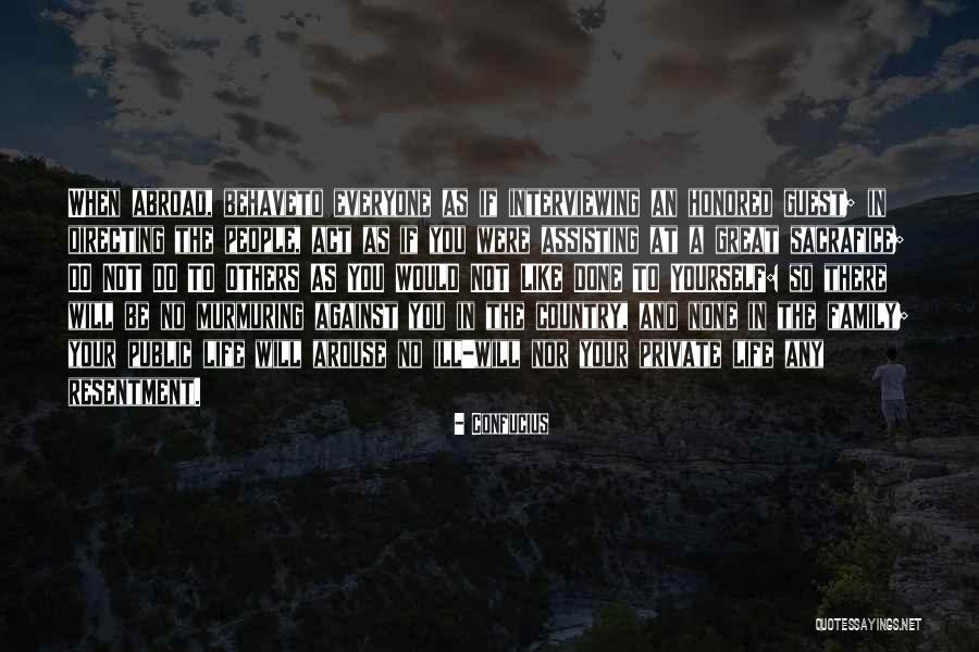 Abroad In Quotes By Confucius Abroad In Quotes By Confucius