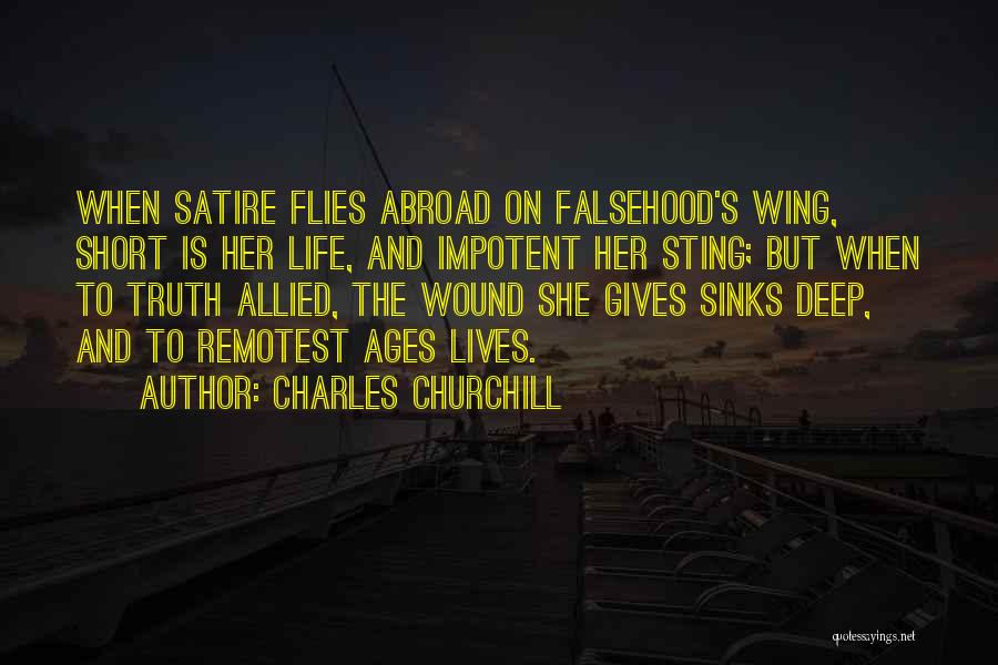 Abroad Life Quotes By Charles Churchill