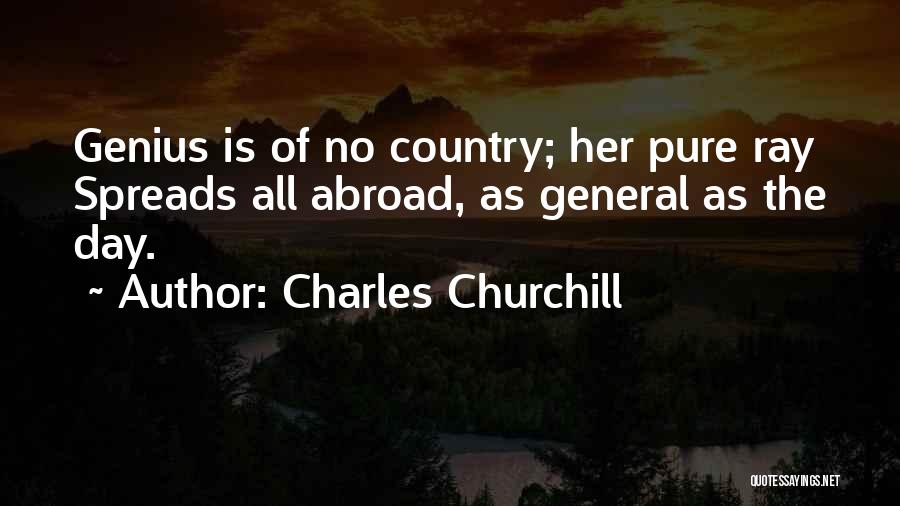 Abroad Quotes By Charles Churchill