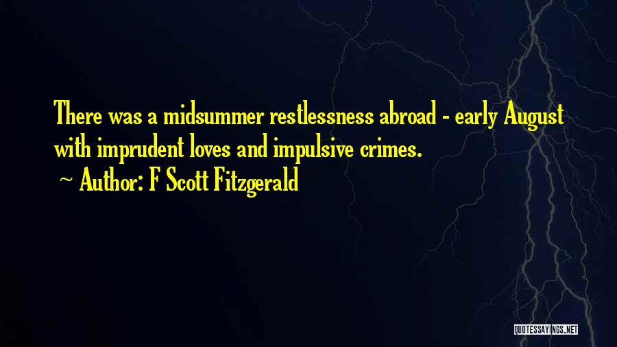 Abroad Quotes By F Scott Fitzgerald