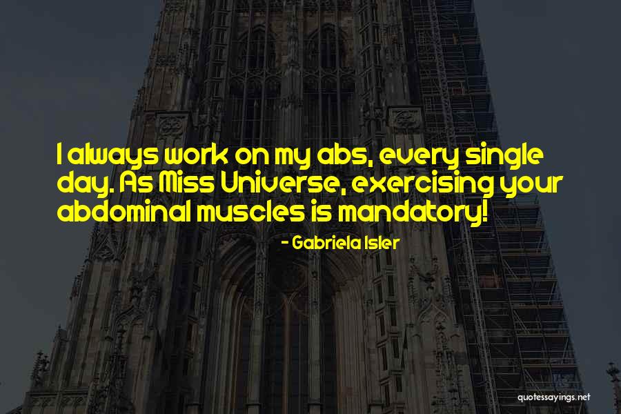 Abs Quotes By Gabriela Isler