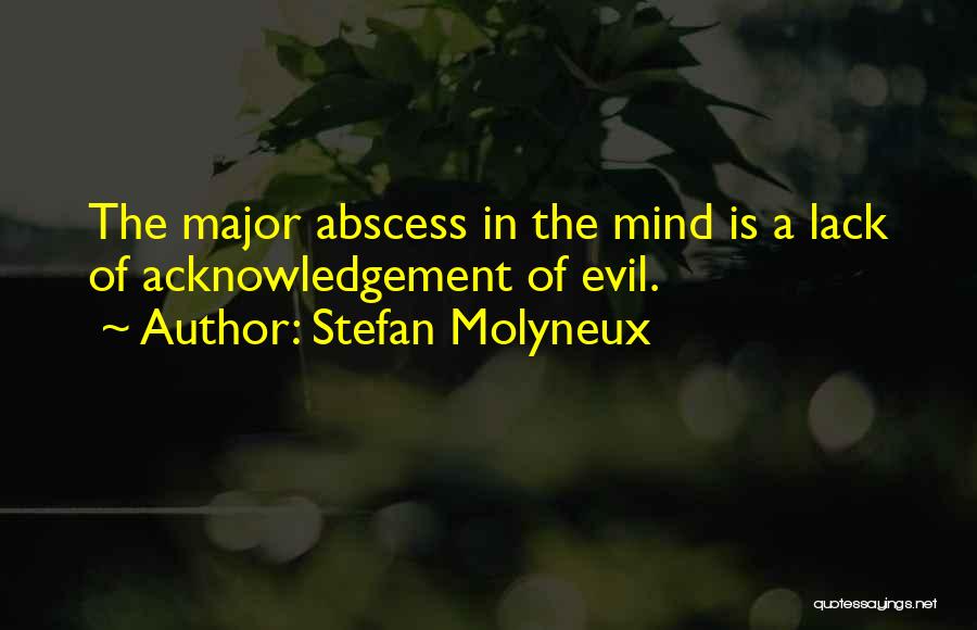 Abscess Quotes By Stefan Molyneux