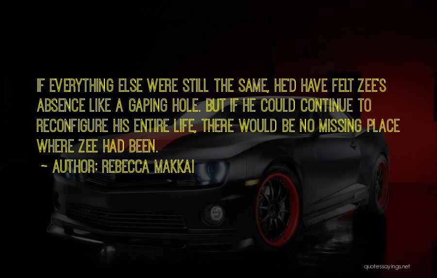 Absence And Missing Someone Quotes By Rebecca Makkai