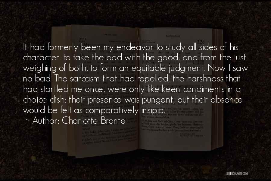 Absence Felt Quotes By Charlotte Bronte