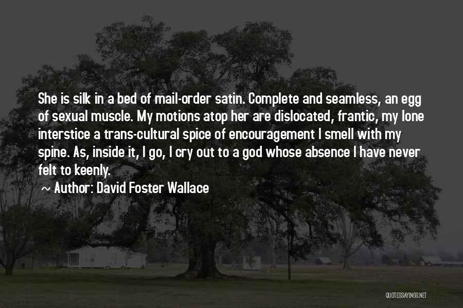 Absence Felt Quotes By David Foster Wallace