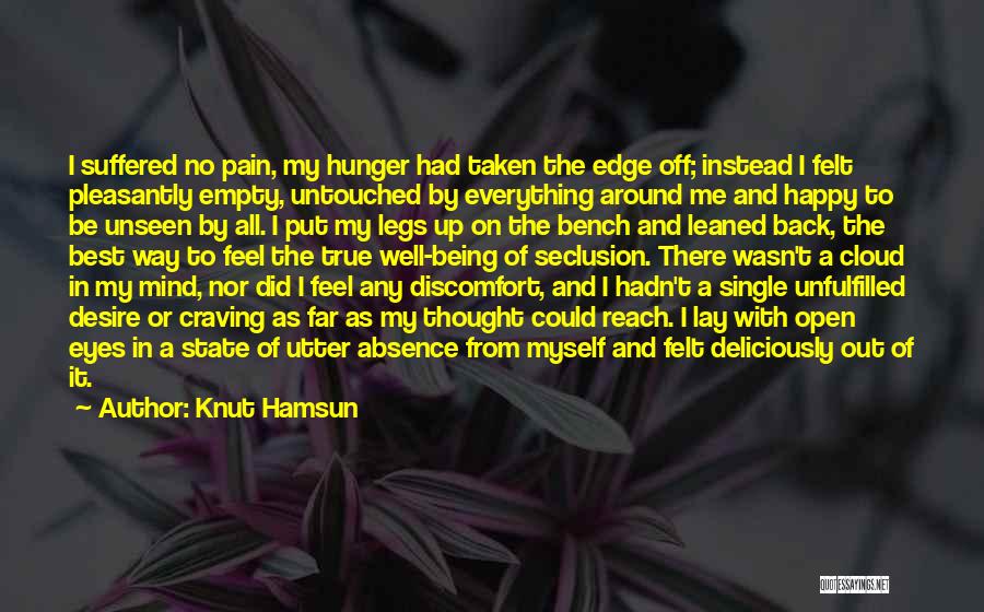 Absence Felt Quotes By Knut Hamsun