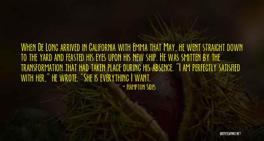 Absence In Love Quotes By Hampton Sides Absence In Love Quotes By Hampton Sides