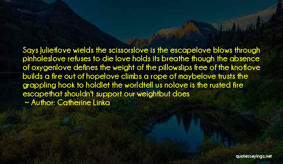 Absence Of Hope Quotes By Catherine Linka