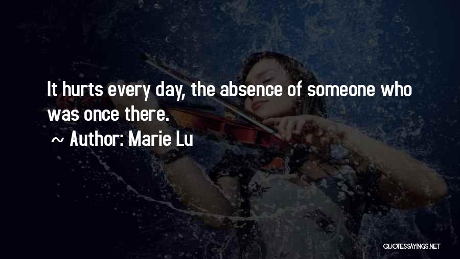 Absence Of Someone Quotes By Marie Lu