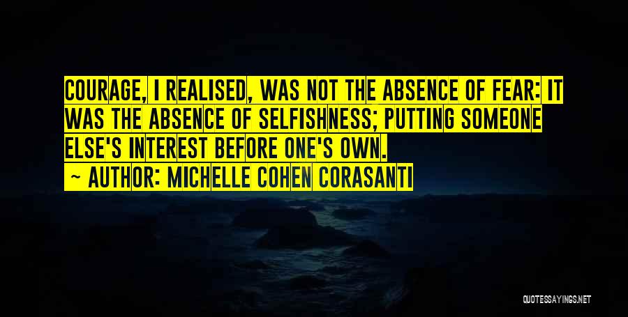 Absence Of Someone Quotes By Michelle Cohen Corasanti
