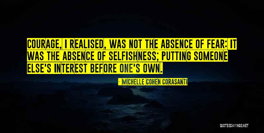 Absence Of Someone Quotes By Michelle Cohen Corasanti