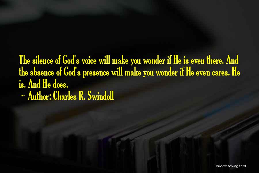 Absence Presence Quotes By Charles R. Swindoll