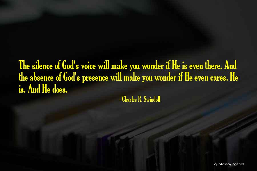 Absence Presence Quotes By Charles R. Swindoll