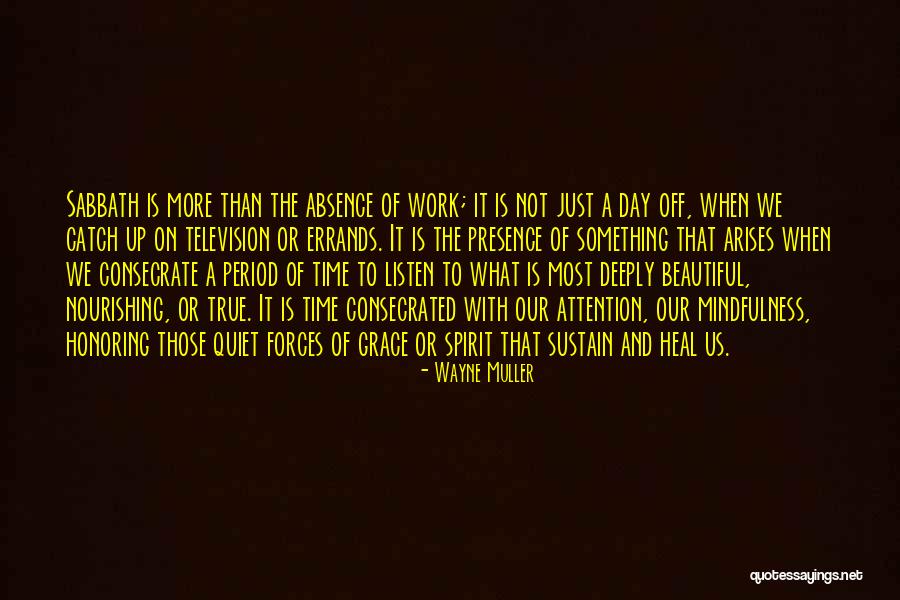 Absence Presence Quotes By Wayne Muller