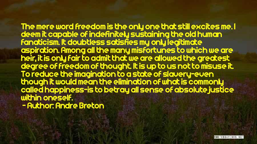 Absolute Happiness Quotes By Andre Breton