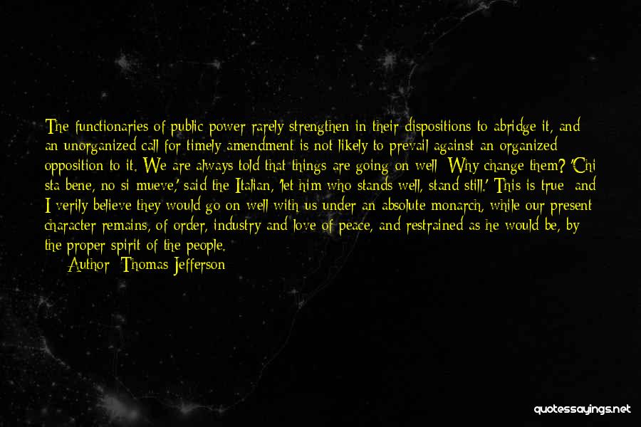 Absolute Love Quotes By Thomas Jefferson