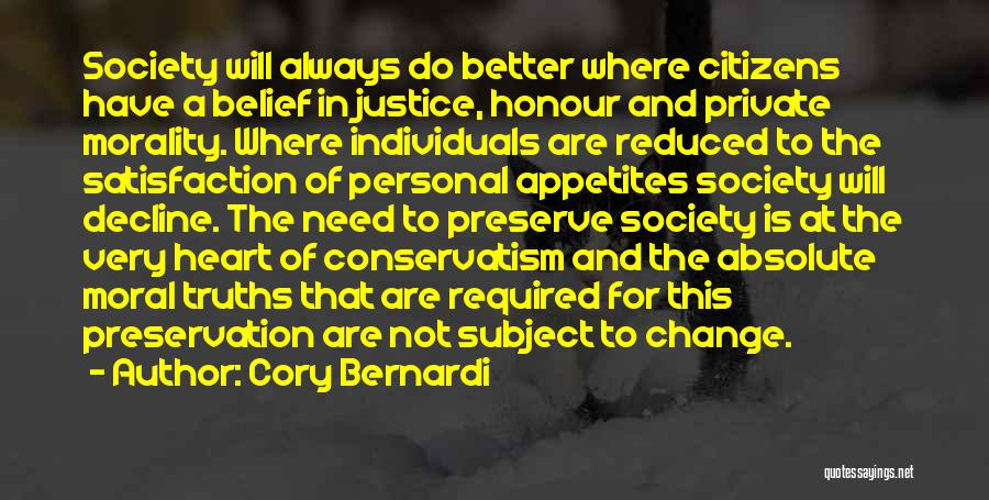 Absolute Morality Quotes By Cory Bernardi