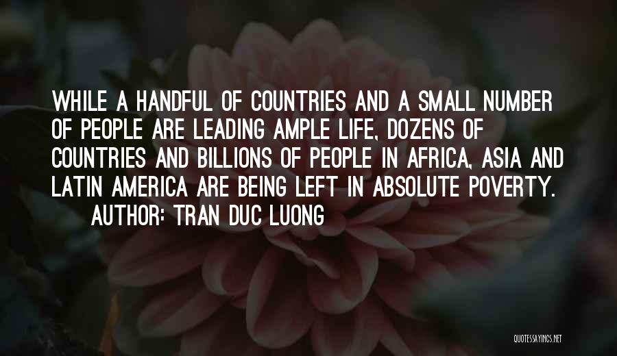 Absolute Poverty Quotes By Tran Duc Luong