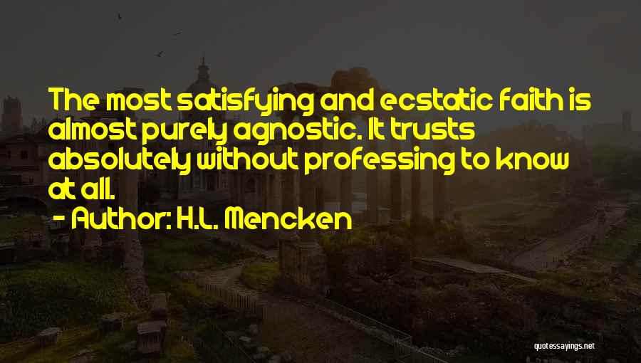 Absolutely Almost Quotes By H.L. Mencken