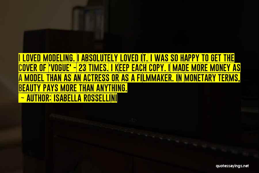 Absolutely Happy Quotes By Isabella Rossellini