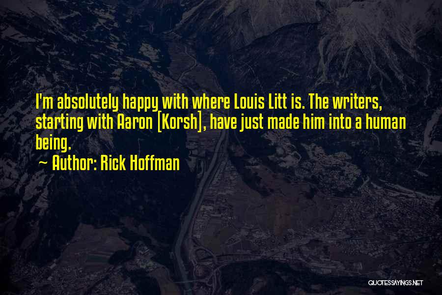 Absolutely Happy Quotes By Rick Hoffman