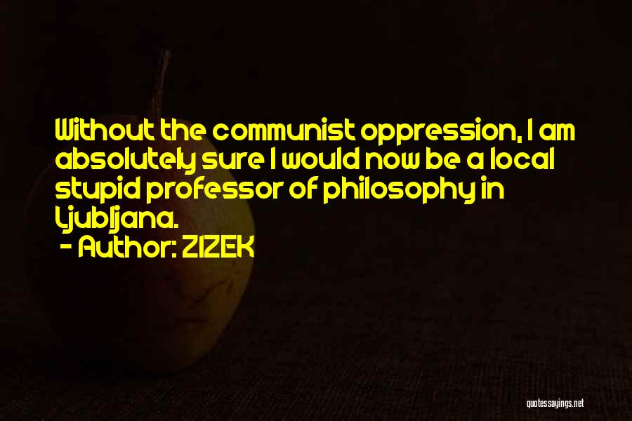 Absolutely Stupid Quotes By ZIZEK