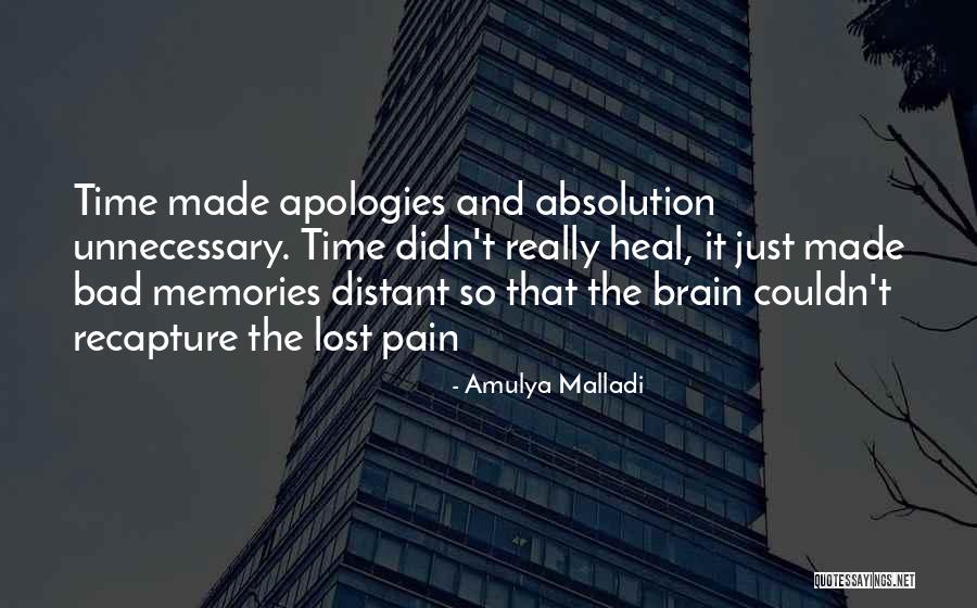 Absolution Quotes By Amulya Malladi