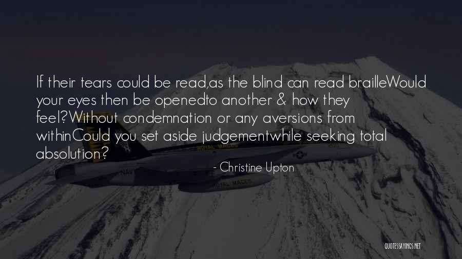 Absolution Quotes By Christine Upton