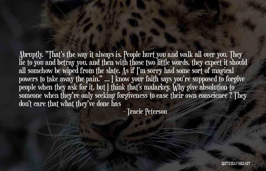 Absolution Quotes By Tracie Peterson