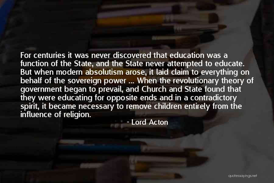 Absolutism Quotes By Lord Acton