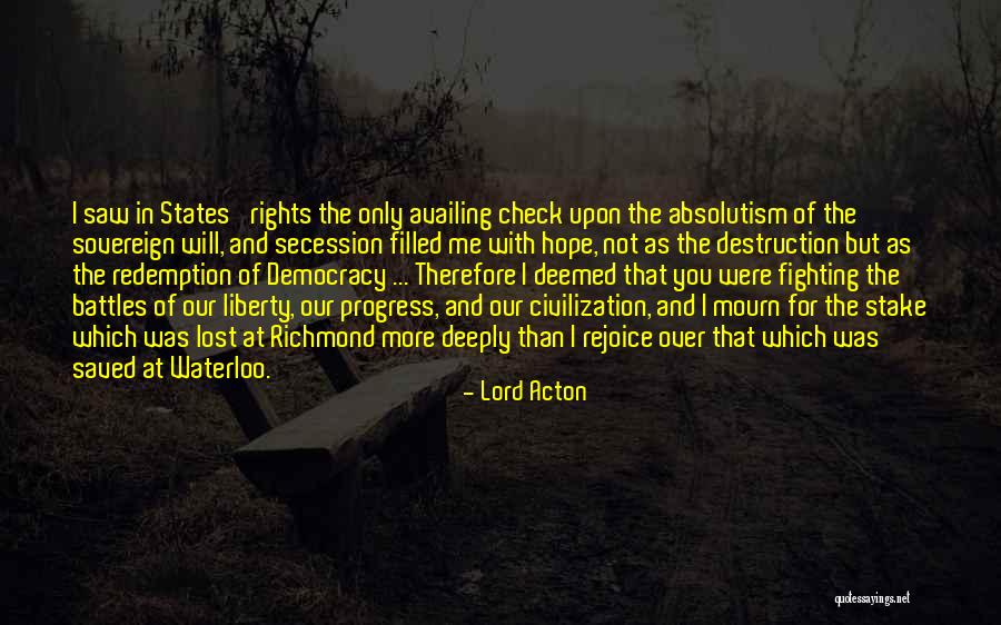 Absolutism Quotes By Lord Acton