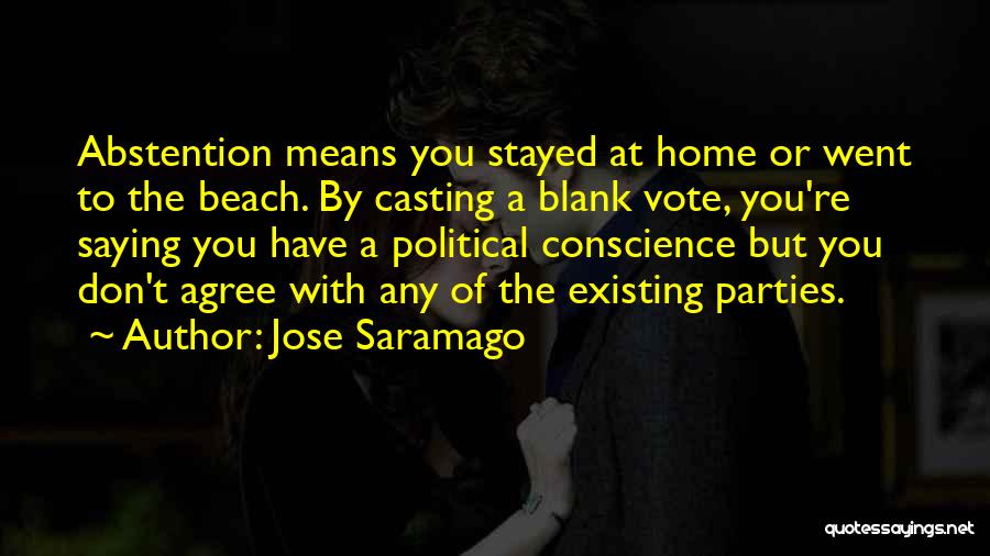 Abstention Quotes By Jose Saramago