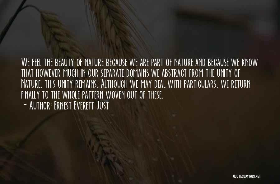 Abstract Beauty Quotes By Ernest Everett Just