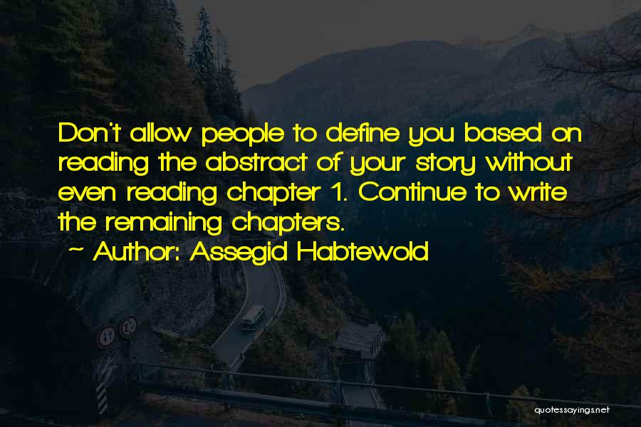 Abstract Quotes By Assegid Habtewold