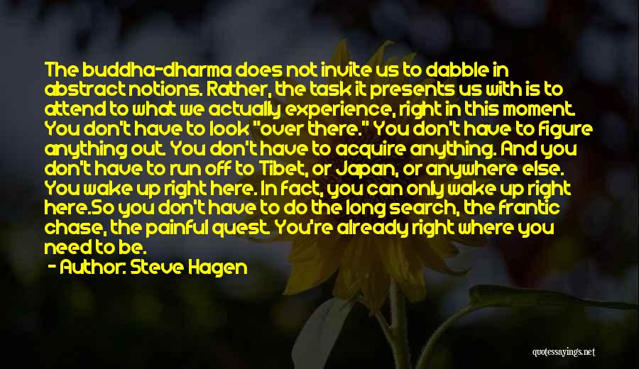 Abstract Quotes By Steve Hagen